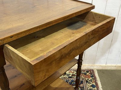 XIXth century walnut sideboard with support height