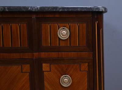 Mahogany and Rosewood chest of drawers, Louis XVI style - 1st part 20th century