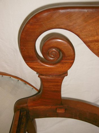 Sedia da ufficio di restauro