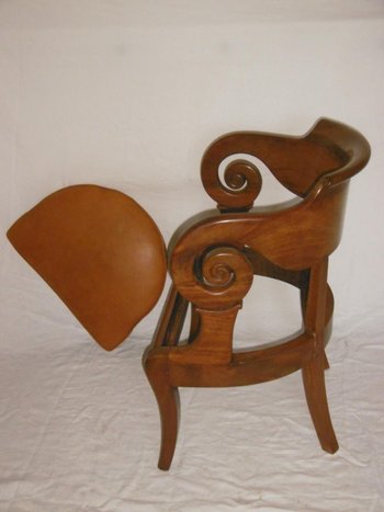 Sedia da ufficio di restauro