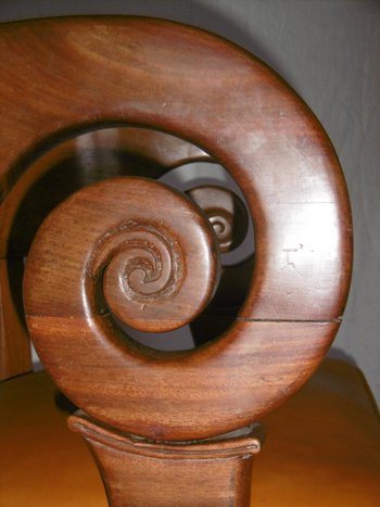 Sedia da ufficio di restauro