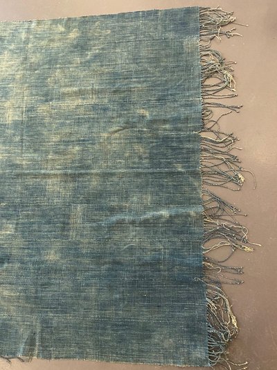 Traditional antique indigo textile 3