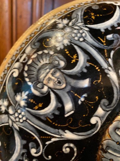 Grande Coupe émaillée De Style Renaissance : L’enfance De Zeus