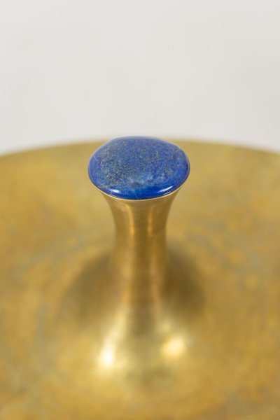 Philippe Hiquily. Hammered and gilded bronze cup. Signed. 1980s. LS67186008
