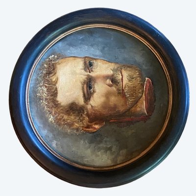 The Decapitated Head of Saint John the Baptist in a Tondo, Early 19th Century