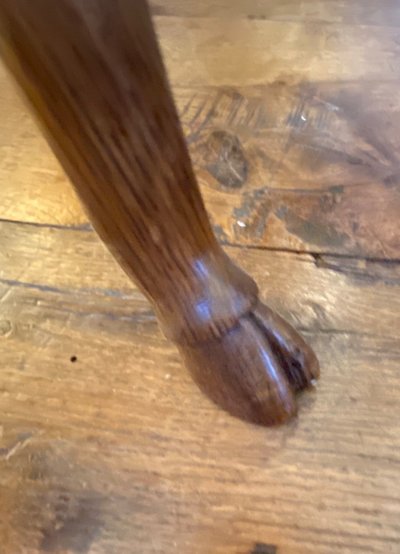 Couchtisch aus heller Eiche, Lütticher Stil, frühes 19. Jahrhundert