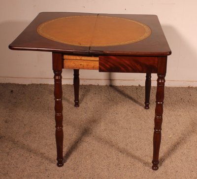 Spieltisch, XIX. Jahrhundert, Mahagoni