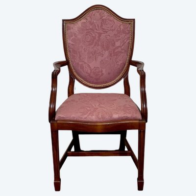 Englischer Sessel aus Mahagoni aus den 1970er Jahren