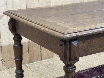 Tavolo da scrivania in rovere degli anni '30