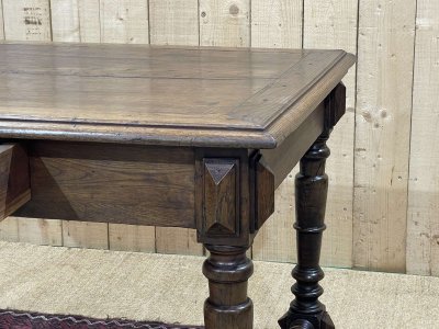 Tavolo da scrivania in rovere degli anni '30