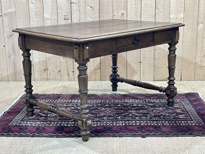 Tavolo da scrivania in rovere degli anni '30
