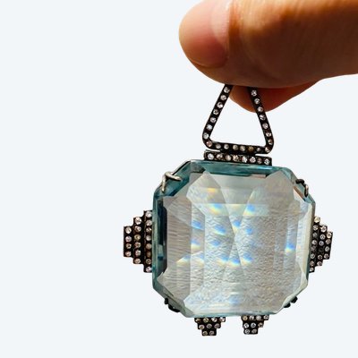 Interesting Art Deco period costume jewelry from the 1930s