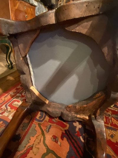 Armchair with Walnut Frame from the 18th Century