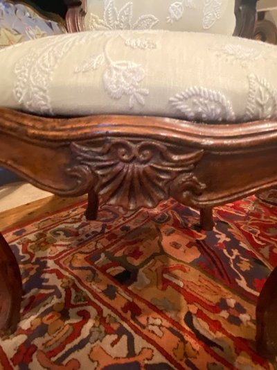 Armchair with Walnut Frame from the 18th Century