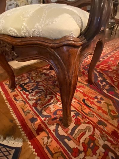Armchair with Walnut Frame from the 18th Century
