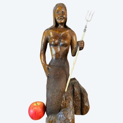 Art Brut, Volkskunst des frühen 20. Jahrhunderts: Meerjungfrau mit Dreizack