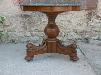 Dolphin Pedestal Table