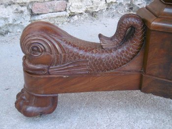 Dolphin Pedestal Table