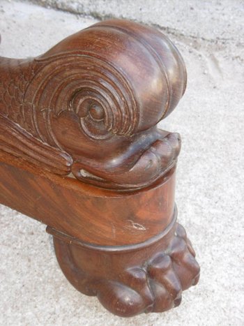 Dolphin Pedestal Table