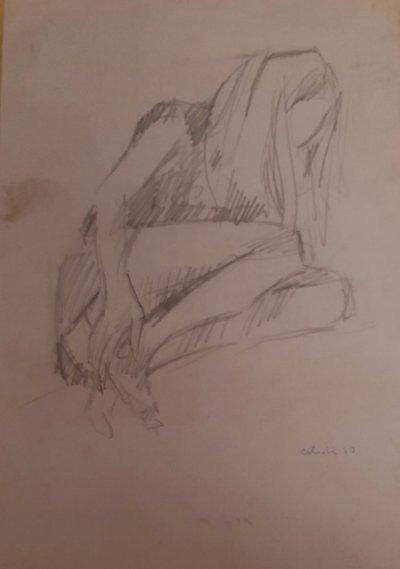 Claude Aliotti femmes dessins techniques différentes 