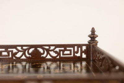 Small side table decorated with Japanese-style lacquer. Napoleon III period. LS6741109