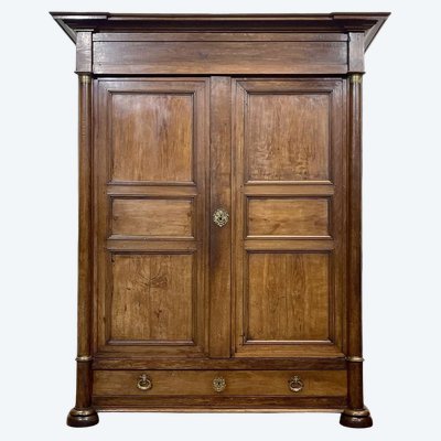 Early 19th century Empire closet in oak