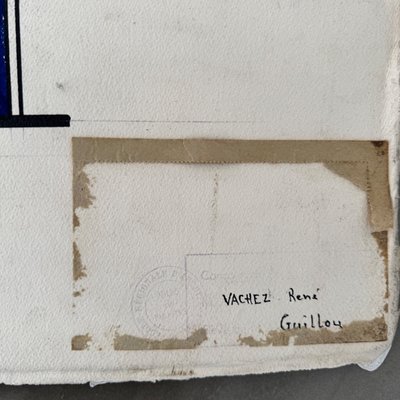 Architectural drawing project 1960 by René Vachez, church facade