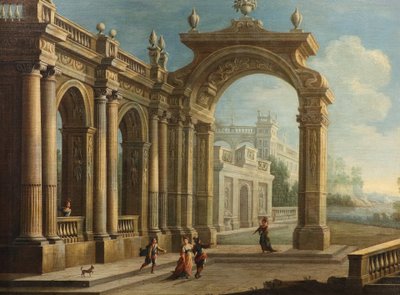 Pier Francesco Garola (turin 1638 - Rome 1716), Architectural Capriccio