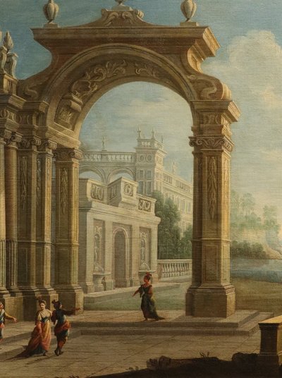 Pier Francesco Garola (turin 1638 - Rome 1716), Architectural Capriccio