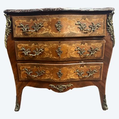 Louis Philippe style mahogany chest of drawers XIX century