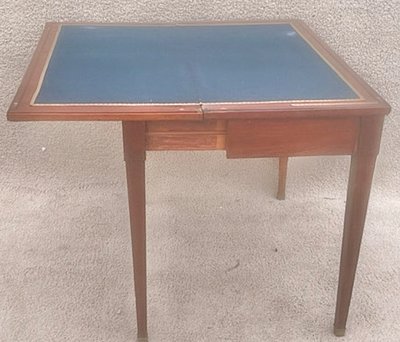 Tavolo da gioco in mogano
