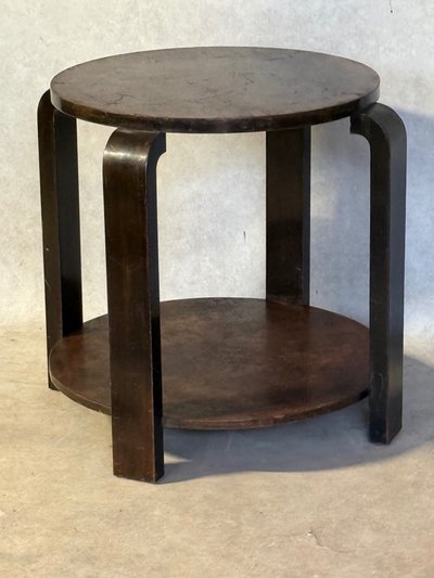 Pedestal table 1940 glass top