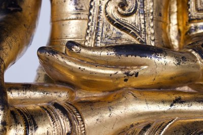 Buddha Shan in Bhumisparsha Mudra, Birmania