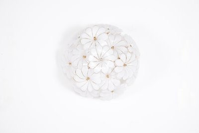Floral ceiling light in Murano glass