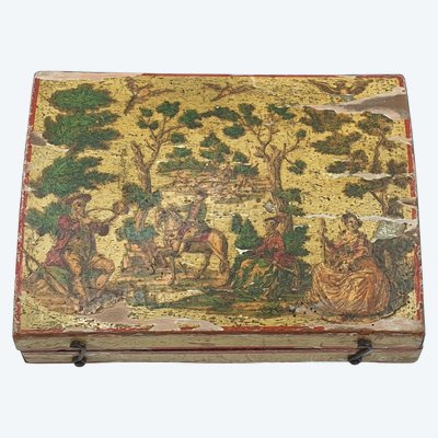 Spielset – Gewölbte Spielsteine ARTE POVERA – Polychrome pastorale Szenen des 18. Jahrhunderts