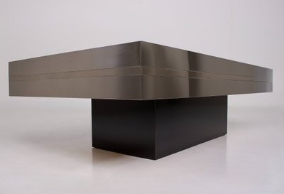 Table Basse Style Willy Rizzo, Années 1970