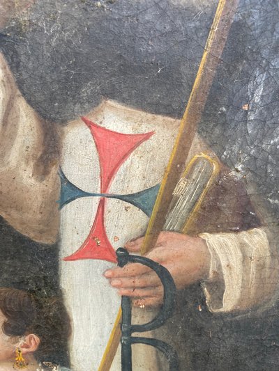 Tableau scène religieuse 