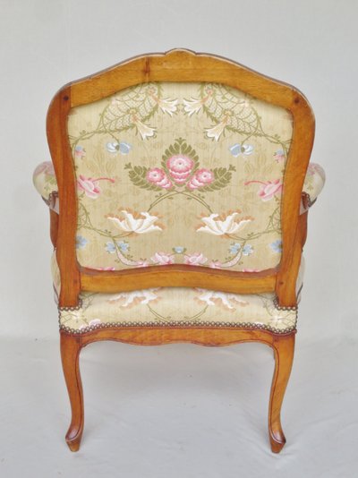 Pair of Louis XV style armchairs.