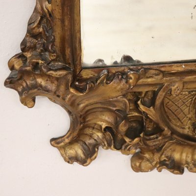 Grande specchio da parete antico, Italia, fine XIX secolo