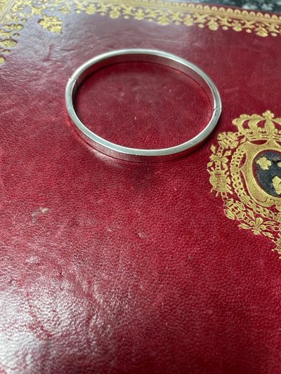 Bracelet jonc argent 