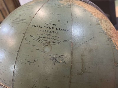English Philip's Challenge globe from 1958
