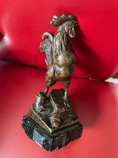 Coq gaulois bronze de Ch.paillet