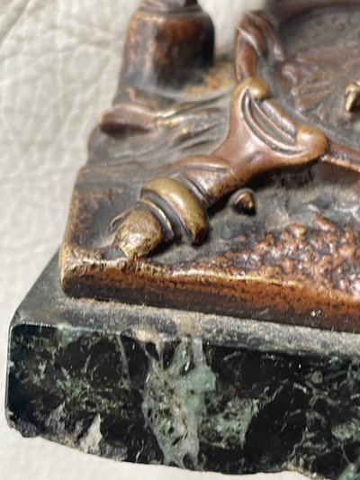 Coq gaulois bronze de Ch.paillet