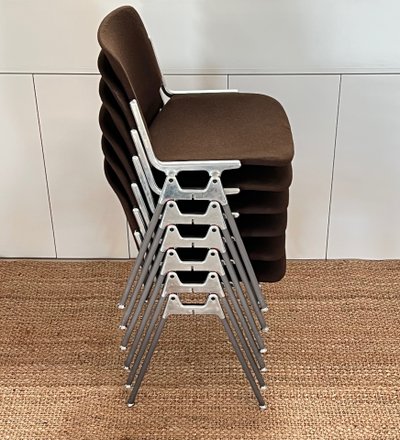 DSC 106 chairs by Giancarlo Piretti for Castelli, Italy 1970s