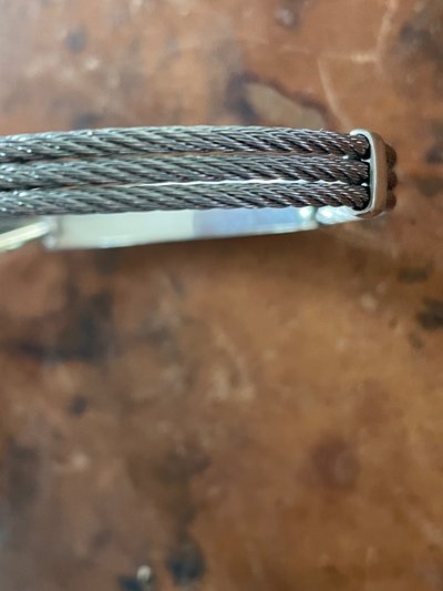 Bracelet argent et acier 