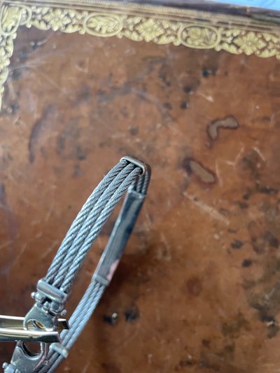 Bracelet argent et acier 