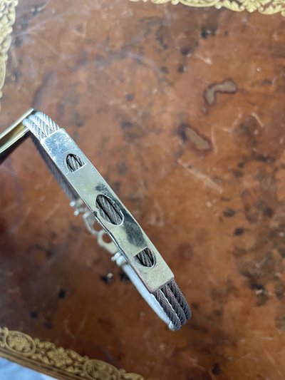 Bracelet argent et acier 