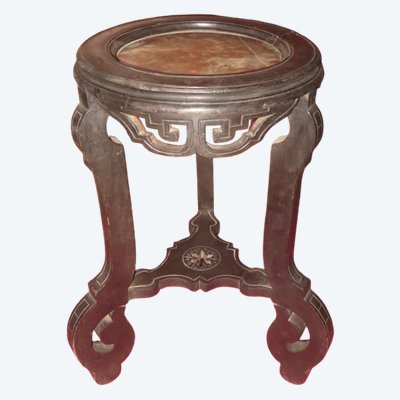Tavolino laterale di piccole dimensioni, in stile Napoleone III, risalente al XIX secolo, realizzato