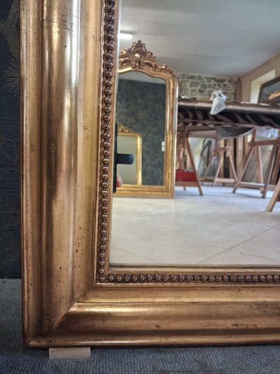 Miroir Louis Philippe à fronton 154 x 98