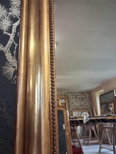 Miroir Louis Philippe à fronton 154 x 98